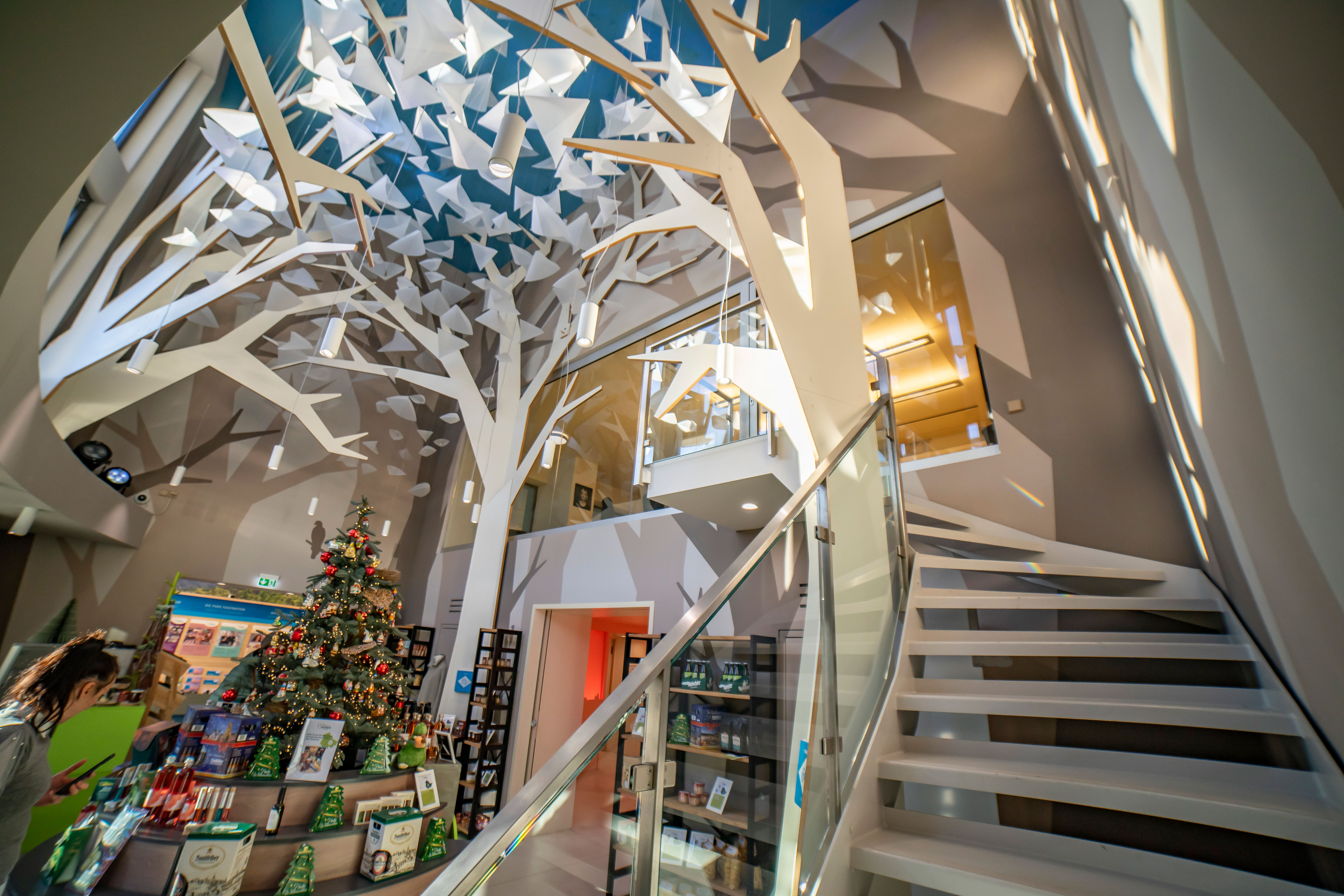 Treppenaufgang zum Besprechungsraum